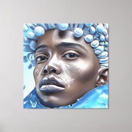 Eisprinz Melanin Black Boy Magic Bruh Winter Bro Leinwanddruck