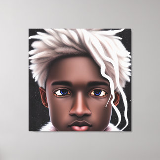 Eisprinz Melanin Black Boy Magic Bruh Winter Bro Leinwanddruck