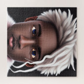 Eisprinz Melanin Black Boy Magic Bruh Winter Bro Puzzle (Horizontal)
