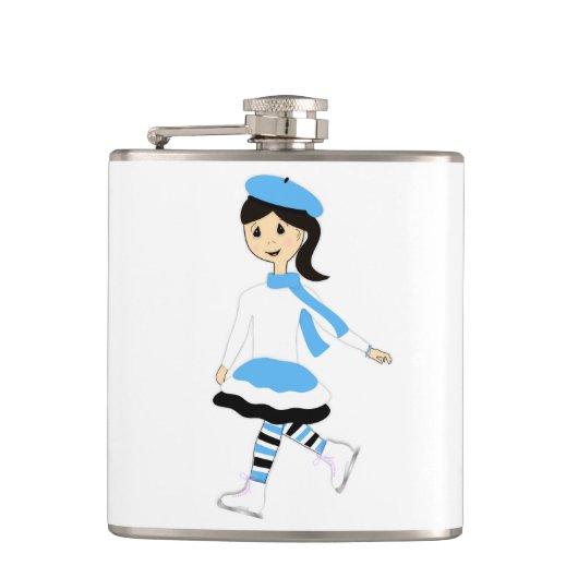 Eisprinzess Flachmann (Vorderseite)