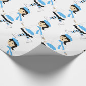 Eisprinzess Geschenkpapier (Ecke)