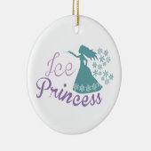 Eisprinzess Keramik Ornament (Rechts)