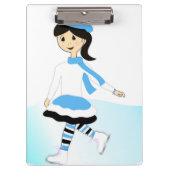 Eisprinzess Klemmbrett (Vorderseite)