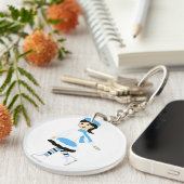 Eisprinzess Schlüsselanhänger (Vorderseite rechts)