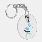 Eisprinzess Schlüsselanhänger (Vorderseite links)