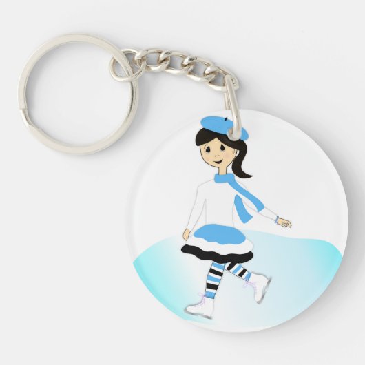 Eisprinzess Schlüsselanhänger (Vorderseite)