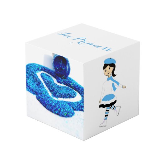 Eisprinzess Würfel (Vorderseite Schrägansicht)