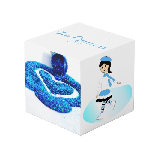 Eisprinzess Würfel (Vorderseite Schrägansicht)