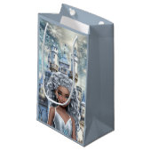 Eisprinzessin Kleine Geschenktüte (Vorderseite Schrägansicht)