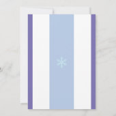 Eisprinzessin zum 4. Geburtstag | Vorlage (Rückseite)