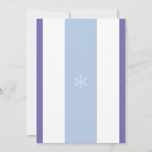 Eisprinzessin zum 4. Geburtstag | Vorlage (Rückseite)