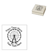 Eisrad - Cuztomizierbar Gummistempel (Stempel)