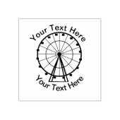 Eisrad - Cuztomizierbar Gummistempel (Prägung)