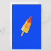 Eisrakete Briefpapier (Vorne/Hinten)