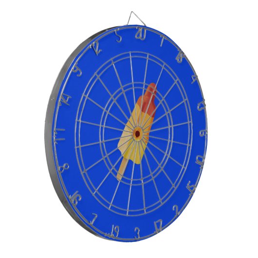 Eisrakete Dartscheibe (Vorderseite Links)
