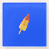 Eisrakete Glasuntersetzer (Vorderseite)