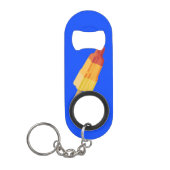 Eisrakete Mini Flaschenöffner (Vorderseite)