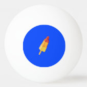 Eisrakete Tischtennisball (Vorderseite)