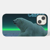 Eisrand Eisbär iPhone Hülle (Rückseite (Horizontal))