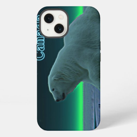 Eisrand Eisbär iPhone Hülle (Rückseite)