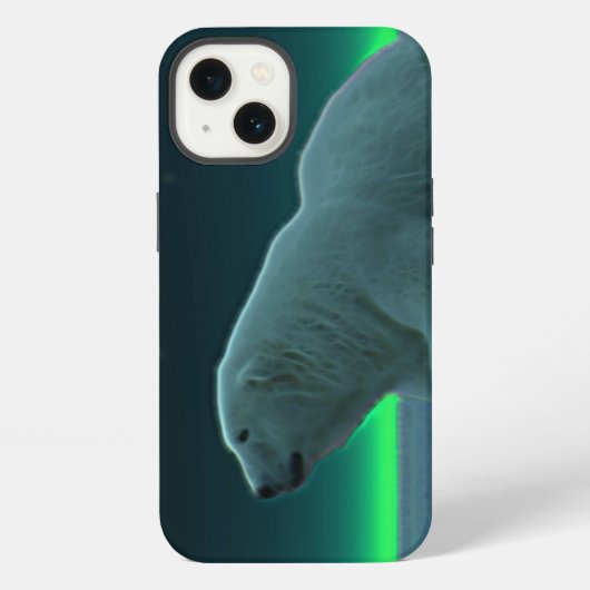 Eisrand Eisbär iPhone Hülle (Rückseite)