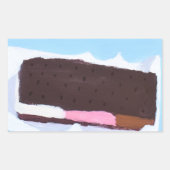 Eisriegel Rechteckiger Aufkleber (Vorderseite)