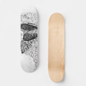 Eissamen in Liebe Skateboard (Vorderseite)