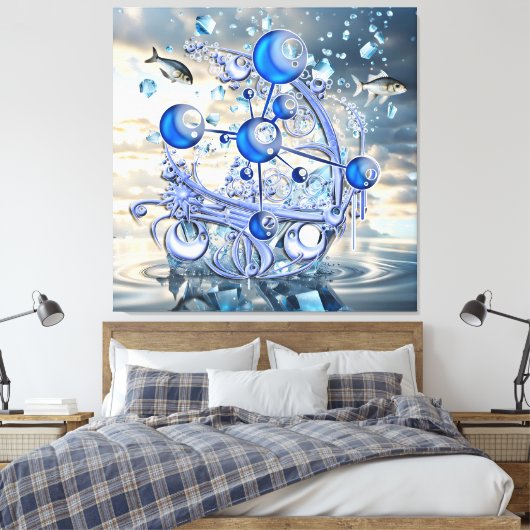 Eisschiff Leinwanddruck (Insitu (Schlafzimmer))