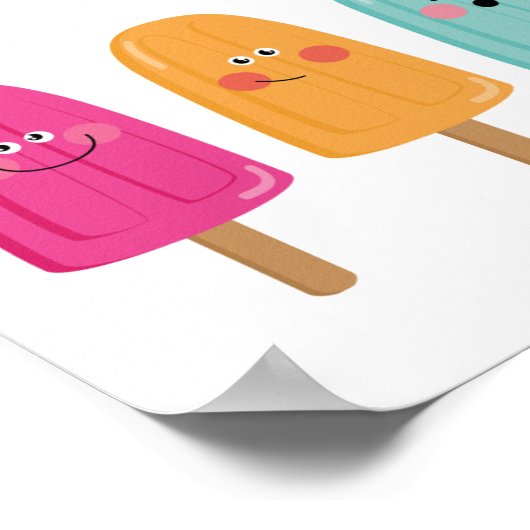 Eisschild Poster (Ecke)