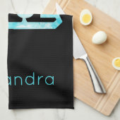 Eisschild Skaten Handtuch am Rand gefroren (Viertel Falte)