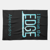 Eisschild Skaten Handtuch am Rand gefroren (Horizontal)