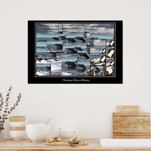 Eisschildkröten Poster (Küche)