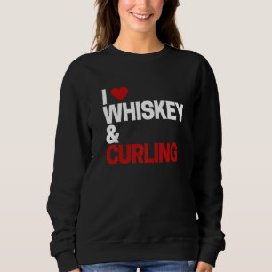Eisschleifmaschine für Männer und Frauen, Whiskey- Sweatshirt