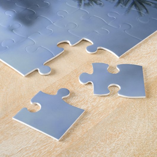 Eisschnee-Owl Vogel Winterwald Jigsaw Puzzle (Seite)