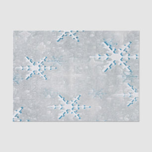 Eisschneeflocken Weihnachten Seidenpapier