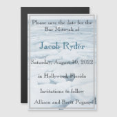 Eisscholle Magnetic Save the Date Magnetkarte (Vorne/Hinten)
