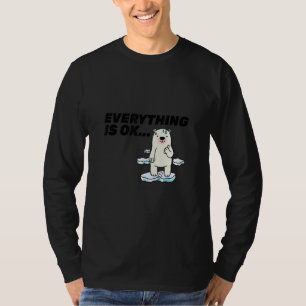 Eisscholle schmelzen Eisschollen Umweltschützer Sa T-Shirt