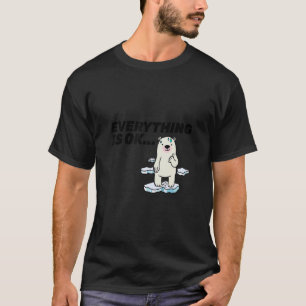 Eisscholle schmelzen Eisschollen Umweltschützer Sa T-Shirt