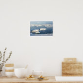 Eisschollen bei McMurdo Sound, Antarktis Poster (Küche)