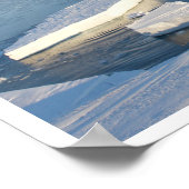 Eisschollen bei McMurdo Sound, Antarktis Poster (Ecke)