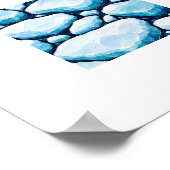 Eisschollen Poster (Ecke)