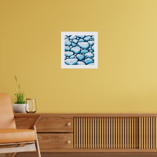 Eisschollen Poster (Wohnzimmer 2)