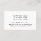 Eisschrei in einer Kone Visitenkarte (Rückseite)