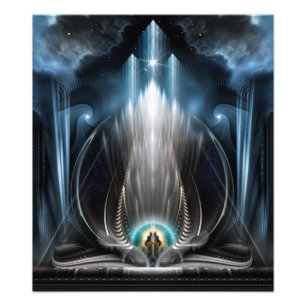 Eissicht der Erweiterung des Fotos mit imperialer  Fotodruck