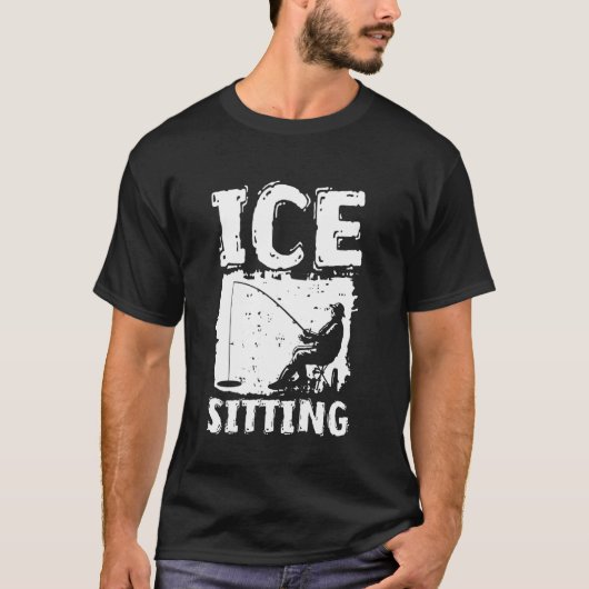 Eissitz-Eisfischen T-Shirt (Vorderseite)