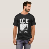 Eissitz-Eisfischen T-Shirt (Vorne ganz)