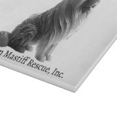 Eissitze tibetischer Mastiff-Schneidebrett Schneidebrett (Ecke)