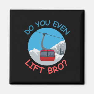 Eisskabelwagen Lift sogar Bro Wintergarten Magnet