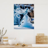 Eisskulptur - Ice Skater Poster (Küche)