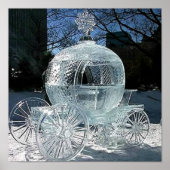 Eisskulptur Poster (Vorne)